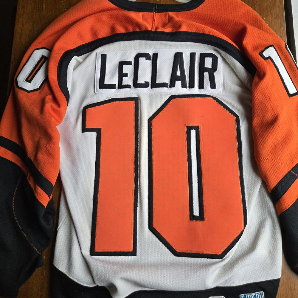 STARTER White, Orange & Black NHL Eastern Conference Patch Jersey